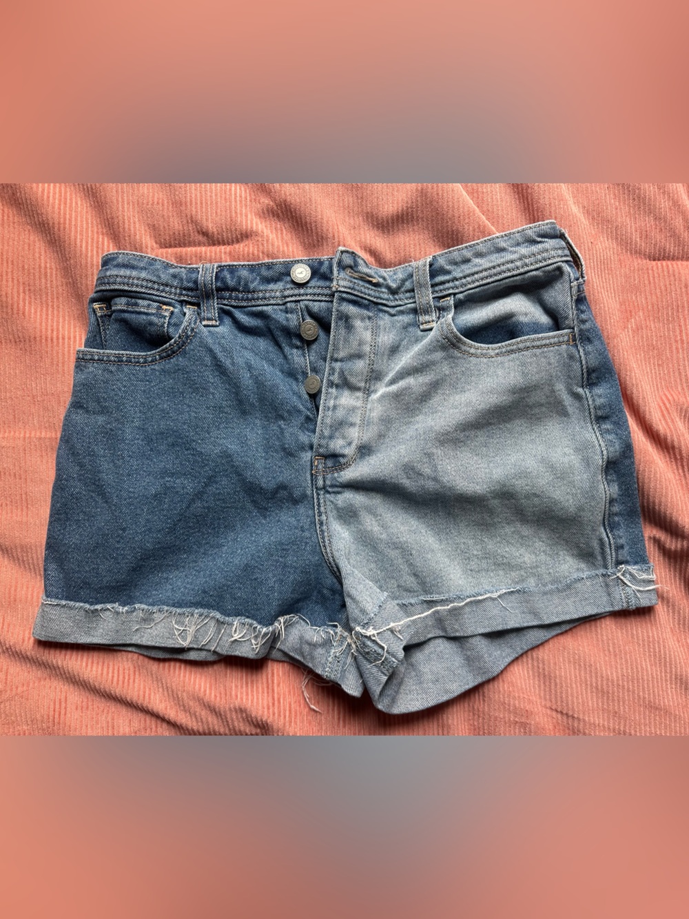 Two-toned Hollister Jean Shorts